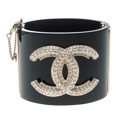 chanel cuff black|chanel cuff bracelet dupe.